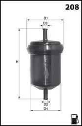 Drive+ - Фільтр палива (аналог WF8040) Drive+ DP1110.13.0013