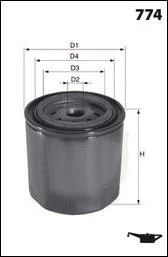 Drive+ - Фільтр оливи (аналог WL7443) Drive+ DP1110.11.0118