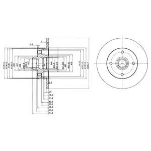 Drive+ - Гальмівний диск з підшипником Drive+ DP1010.11.0869