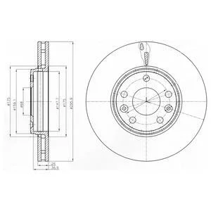 Drive+ - Гальмівний диск (кратно 2) Drive+ DP1010.11.0629