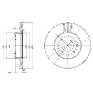 Drive+ - Гальмівний диск (кратно 2) Drive+ DP1010.11.0645