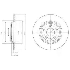 Drive+ - Гальмівний диск (кратно 2) Drive+ DP1010.11.0294