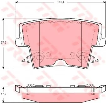 Drive+ - Гальмівні колодки до дисків Drive+ DP1010.10.0348