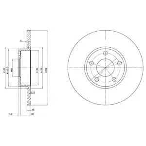 Drive+ - Гальмівний диск (кратно 2) Drive+ DP1010.11.0079
