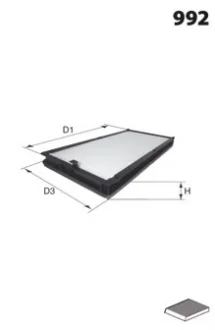 Drive+ Фільтр салону (аналог WP9246) Drive+ DP1110.12.0025