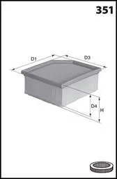 Drive+ Фільтр повітря (аналог WA9601) Drive+ DP1110.10.0174