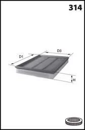 Drive+ Фільтр повітря (аналог WA6333) Drive+ DP1110.10.0060