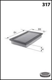 Drive+ - Фільтр повітря (аналог WA9464) Drive+ DP1110.10.0069