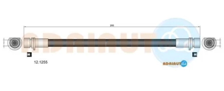 HONDA шланг гальм. задн. CR-V -02 ADRIAUTO 12.1255