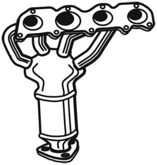 Каталізатор EURO 4 SEAT CORDOBA, IBIZA III, IBIZA IV, IBIZA IV SC SKODA FABIA II, ROOMSTER VW POLO IV 1.6/1.6LPG 05.06-05.15 WALKER 28699