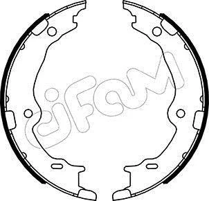 LEXUS Комплект барабанних колодок LS (_F4_) 460 AWD (USF45, USF46) 08-, TOYOTA CENTURY (_G6_) Hybrid (UWG60 18- CIFAM 153-522