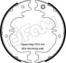 TOYOTA Комплект барабанних колодок LAND CRUISER 100 (_J1_) 4.7 (UZJ100) 02-07, LEXUS LX (UZJ100) 470 (UZJ100) 98-08 CIFAM 153-524 (фото 1)