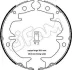TOYOTA Комплект барабанних колодок AURION (_V4_) 3.5 (GSV40) 06-11, LEXUS ES (_V4_) 240 (ACV40_) 09-12 CIFAM 153-442 (фото 1)