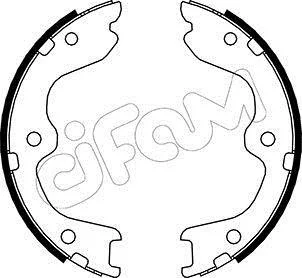 NISSAN Комплект барабанних колодок TEANA I (J31) 2.0 04-08, INFINITI QX50 I 37 AWD 15- CIFAM 153-294