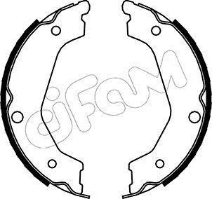 KIA Комплект барабанних колодок SORENTO I (JC) 2.5 CRDi 06-11 CIFAM 153-227
