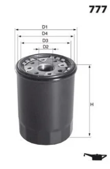 Drive+ - Фільтр оливи (аналог WL7177) Drive+ DP1110.11.0027
