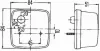 Ліхтар лів/прав CATERPILLAR 950G, 962G, 966G, 972G, M312, M313C, M315, M315C, M316C, M318, M318C, M320, M322C HELLA 2BA003014011 (фото 2)