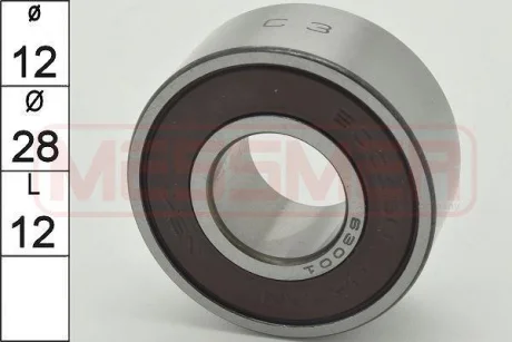 Підшипник 63001-2Z/C3PLHT23B Ball Bearing (28x12x12) ERA 218000