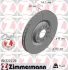 Диск гальмівний Coat Z ZIMMERMANN 110222220 (фото 1)