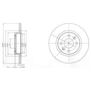 Drive+ - Гальмівний диск (кратно 2) Drive+ DP1010.11.0261