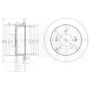 Drive+ - Гальмівний диск (кратно 2) Drive+ DP1010.11.0254