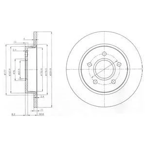 Drive+ - Гальмівний диск (кратно 2) Drive+ DP1010.11.0238
