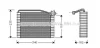 Випарник кондиціонера Audi A4 B5 (94-)/Skoda Superb (01-)/VW Passat B5 (96-) AVA AVA COOLING AIV149 (фото 1)