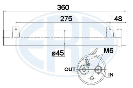 Осушувач кондицiонера ERA 668030
