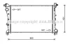 Радіатор, Система охолодження двигуна CLEVER FIT AVA COOLING FT2414 (фото 1)