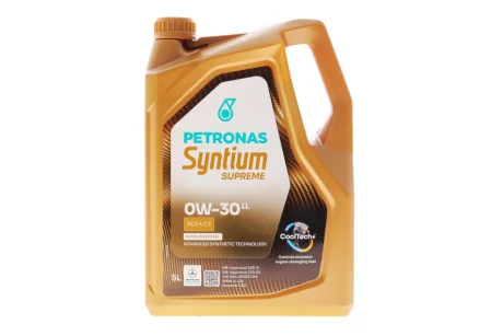 Олива моторна SYNTIUM SUPREME LL 0W-30 (5L) PETRONAS Petronas 71226M12EU