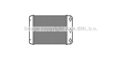 AVA DB Радіатор опалення W124 85-90 AVA COOLING MSA6107