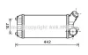AVA FORD Інтеркулер C-Max II, Grand C-Max 1.6TDCi 10- AVA COOLING FD4472 (фото 1)