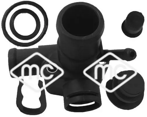 Фланець системи охолодження VW Golf/Passat/Sharan AUDI 80/A6/A4 1.9TDI 91-10 (трійник) METALCAUCHO Metalcaucho 03542 (фото 1)