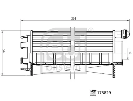 FEBI фільтр мастила DB 200D 18- FEBI BILSTEIN 173829