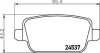HELLA FORD гальмівні колодки дискові задн. (з пластинами) Mondeo 06- VOLVO S80 Hella pagid 8DB 355 025-371 (фото 1)