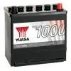 Акумулятор 12В 45Агод./350А YBX1000 CaCa (R+ стандартні клеми) 220x135x225 B01 - монтажний фланець 10.5мм (пусковий) YUASA YBX1048 (фото 1)