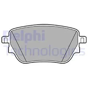DELPHI DB Гальм. колодки задн. A-CLASS (W177) 19- Delphi LP3438 (фото 1)