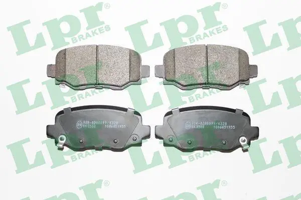 Колодки гальмівні дискові задні Jeep Cherokee (13-) LPR 05P1955 (фото 1)