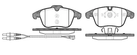 Колодки гальмівні WOKING P13493.01