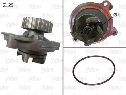 VALEO AUDI помпа води 100 1991- 2,2i-2,3i /AAN,AAR/ Valeo 506336