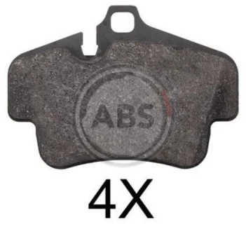 Гальмівні колодки зад. 911 (997)/718 Boxter (982) 04- (121.3x86.1x16.8) (BREMBO) A.B.S. 37823
