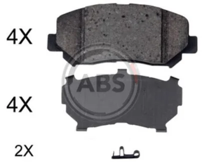 Гальмівні колодки пер. Cherokee 13- (AKEBONO) A.B.S. 35057