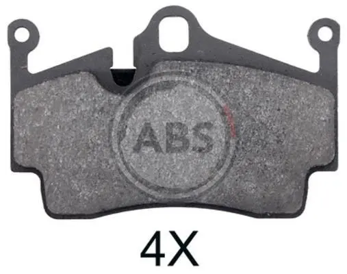 Гальмівні колодки зад. Boxster (987/982)/Cayman (981/987) 04- (BREMBO) A.B.S. 37697 (фото 1)
