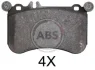 Гальмівні колодки пер. MB S-Class (W221/W222)/E-Class (W212) 11-17 (BREMBO) A.B.S. 37902 (фото 1)