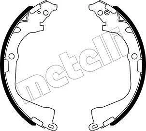 Комплект гальмівних колодок (барабанних) METELLI Metelli 53-0529