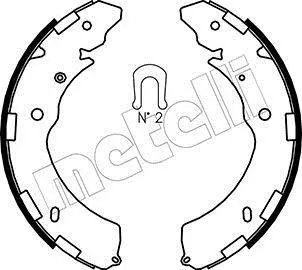 Комплект гальмівних колодок (барабанних) METELLI Metelli 53-0269 (фото 1)