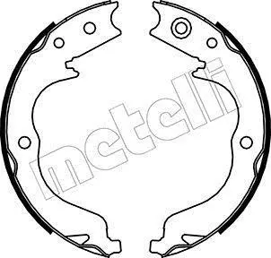 Комплект гальмівних колодок (барабанних) METELLI Metelli 53-0268 (фото 1)