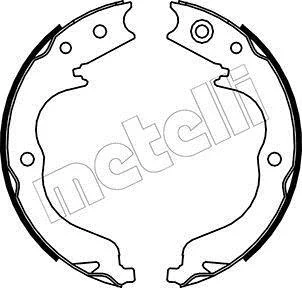 Комплект гальмівних колодок (барабанних) METELLI Metelli 53-0268