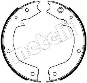 Комплект гальмівних колодок (барабанних) METELLI Metelli 53-0267