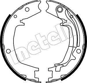 Комплект гальмівних колодок (барабанних) METELLI Metelli 53-0179Y (фото 1)